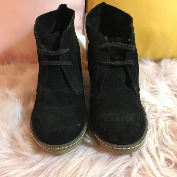 Jcrew suede wedge lace up bootie - Picture 2 of 4